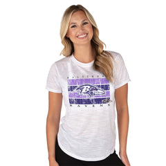 Baltimore Ravens Concepts Sport Women's Infuse Lightweight Slub Knit Top