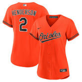 Gunnar Henderson Baltimore Orioles Women's Alternate 2 Replica Jersey - Orange