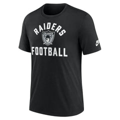 Las Vegas Raiders Nike Favorable Timeline Tri-Blend T-Shirt