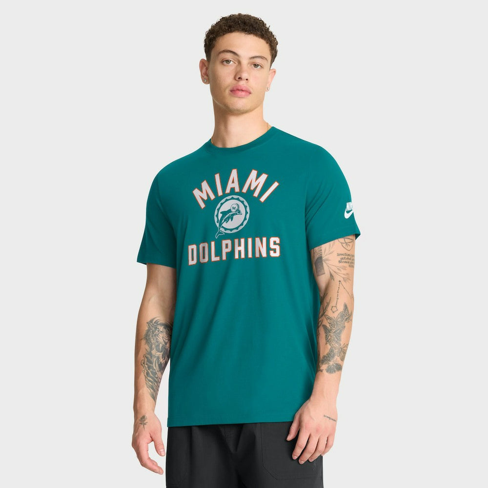 Miami Dolphins Nike Favorable Timeline Tri-Blend T-Shirt