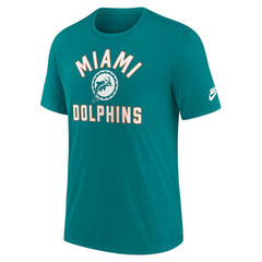 Miami Dolphins Nike Favorable Timeline Tri-Blend T-Shirt