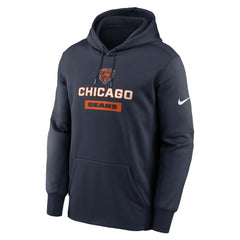 Chicago Bears Nike Toss Sweep Performance Pullover Hoodie