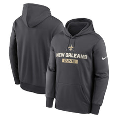 New Orleans Saints Nike Toss Sweep Performance Pullover Hoodie