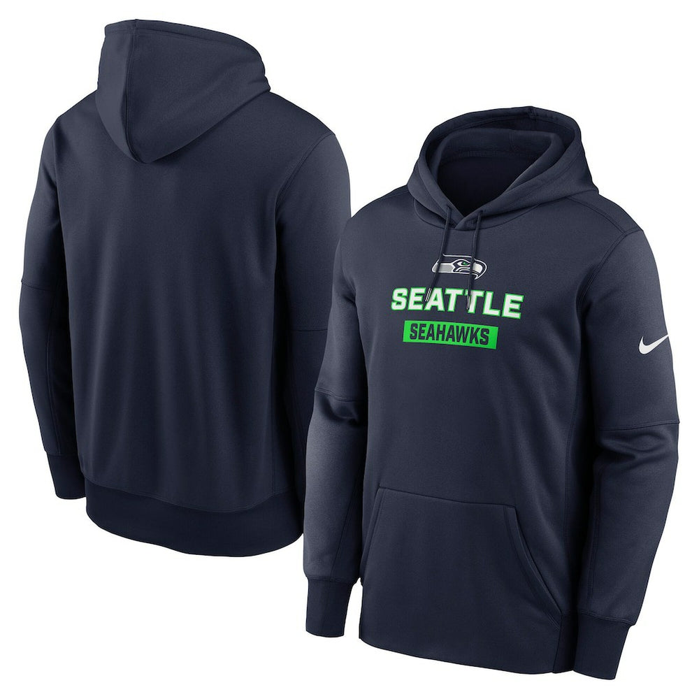 Seattle Seahawks Nike Toss Sweep Performance Pullover Hoodie