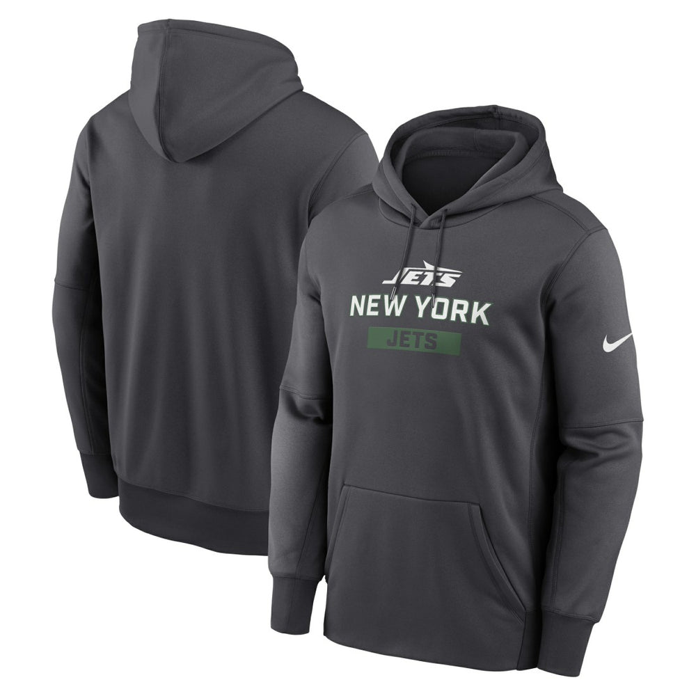 New York Jets Nike Toss Sweep Performance Pullover Hoodie