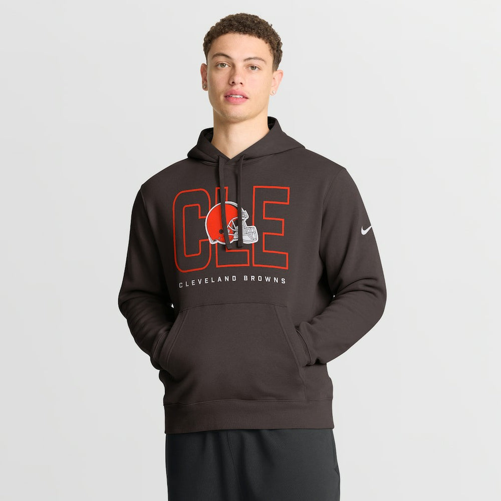 Cleveland Browns Nike Busted Play Club Fleece Pullover Hoodie