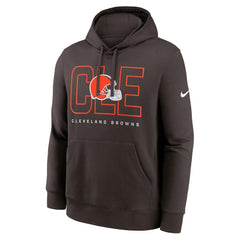 Cleveland Browns Nike Busted Play Club Fleece Pullover Hoodie