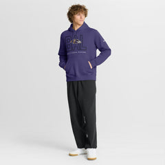 Baltimore Ravens Nike Busted Play Club Fleece Pullover Hoodie
