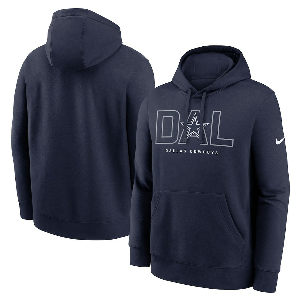 Dallas Cowboys Nike Busted Play Club Fleece Pullover Hoodie