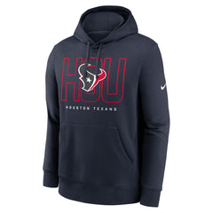 Houston Texans Nike Busted Play Club Fleece Pullover Hoodie