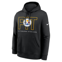Pittsburgh Steelers Nike Busted Play Club Fleece Pullover Hoodie
