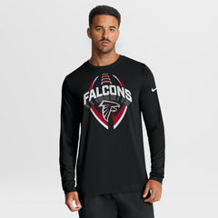 Atlanta Falcons Nike Primetime Legend Icon Performance Long Sleeve T-Shirt