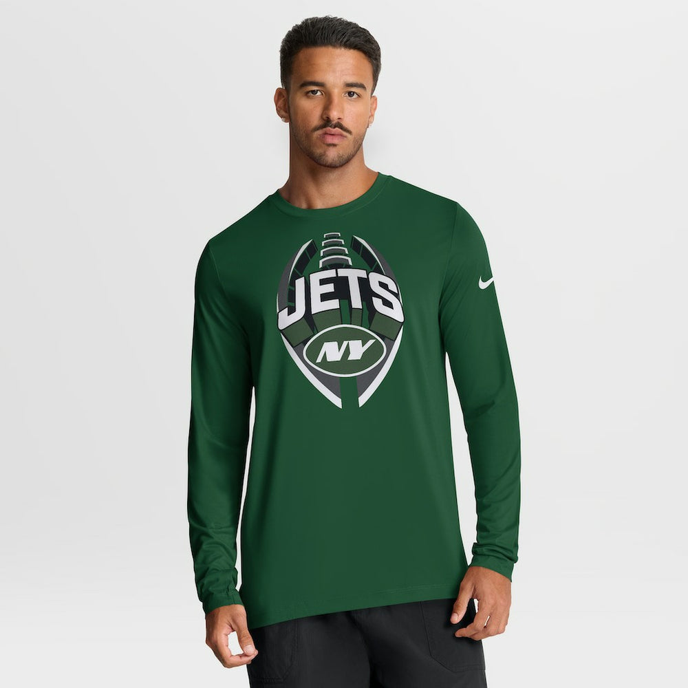 New York Jets Nike Primetime Legend Icon Performance Long Sleeve T-Shirt
