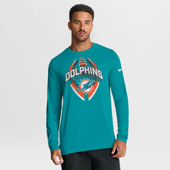 Miami Dolphins Nike Primetime Legend Icon Performance Long Sleeve T-Shirt