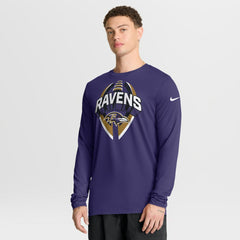 Baltimore Ravens Nike Primetime Legend Icon Performance Long Sleeve T-Shirt