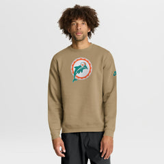 Miami Dolphins Nike Swing Pass Rewind Club Pullover Sweatshirt