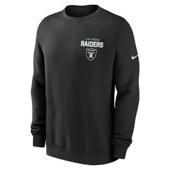 Las Vegas Raiders Nike Primetime Club Fleece Pullover Sweatshirt