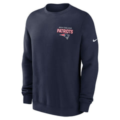 New England Patriots Nike Primetime Club Fleece Pullover Sweatshirt