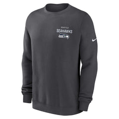 Seattle Seahawks Nike Primetime Club Fleece Pullover Sweatshirt
