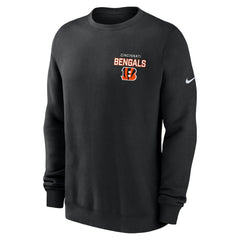 Cincinnati Bengals Nike Primetime Club Fleece Pullover Sweatshirt