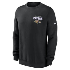 Baltimore Ravens Nike Primetime Club Fleece Pullover Sweatshirt