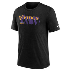 Minnesota Vikings Nike Long Pass Tri-Blend T-Shirt