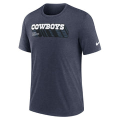 Dallas Cowboys Nike Long Pass Tri-Blend T-Shirt