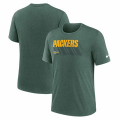 Green Bay Packers Nike Long Pass Tri-Blend T-Shirt