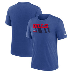 Buffalo Bills Nike Long Pass Tri-Blend T-Shirt