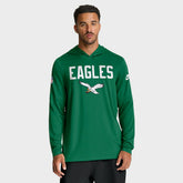 Philadelphia Eagles Nike Big & Tall Alt Pack Dri-FIT Long Sleeve Hoodie T-Shirt