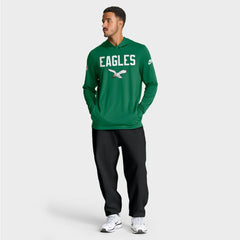 Philadelphia Eagles Nike Big & Tall Alt Pack Dri-FIT Long Sleeve Hoodie T-Shirt