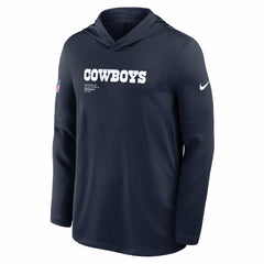 Dallas Cowboys Nike Big & Tall Sideline Dri-FIT Long Sleeve Hoodie T-Shirt