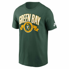 Green Bay Packers Nike Rewind Front and Back Hit Essential T-Shirt
