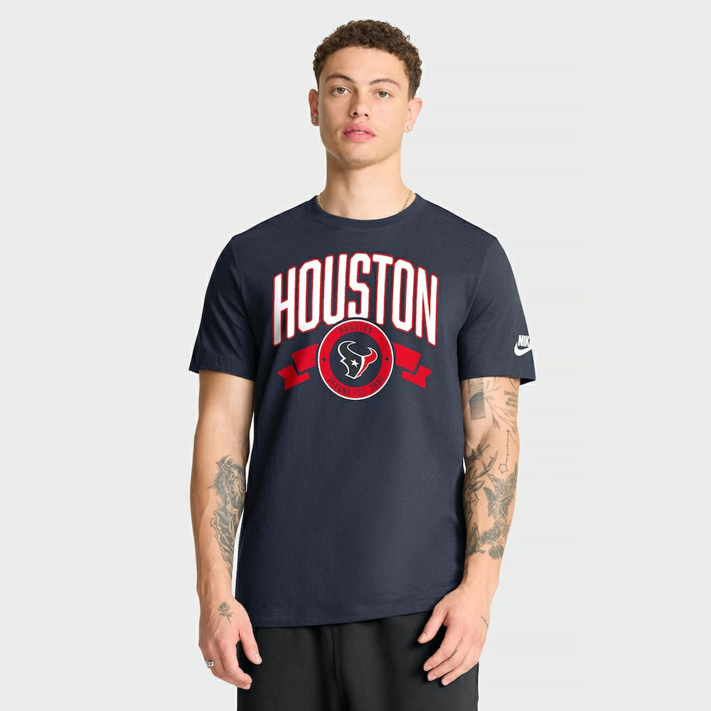 Houston Texans Nike Rewind Front and Back Hit Essential T-Shirt