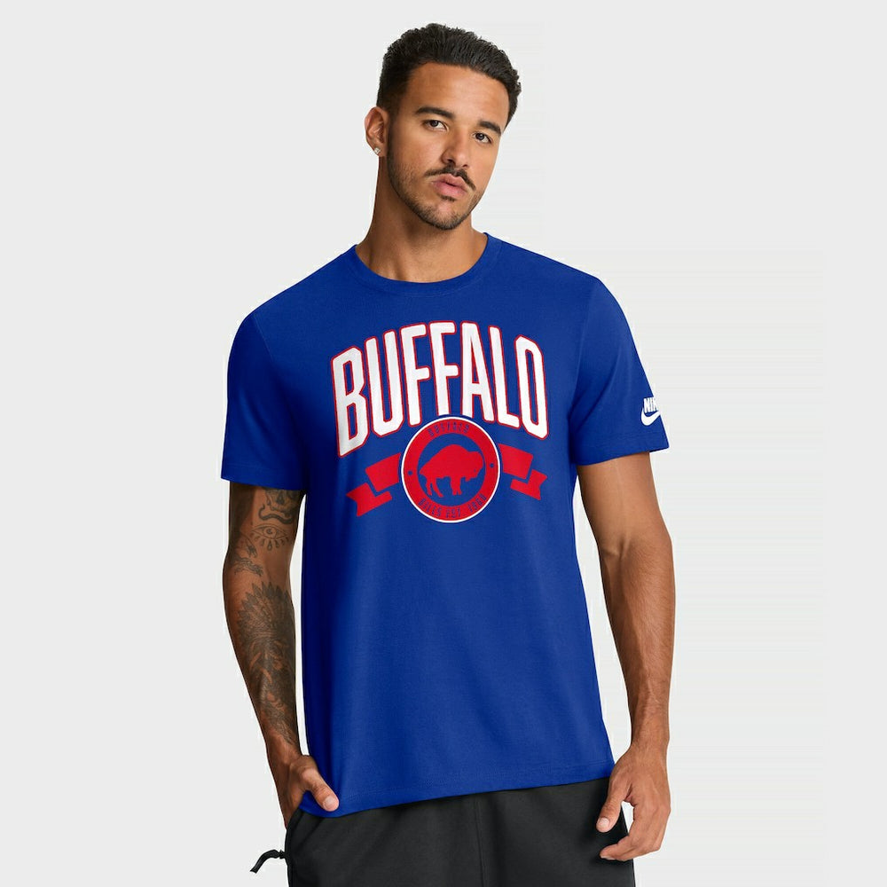 Buffalo Bills Nike Rewind Front and Back Hit Essential T-Shirt