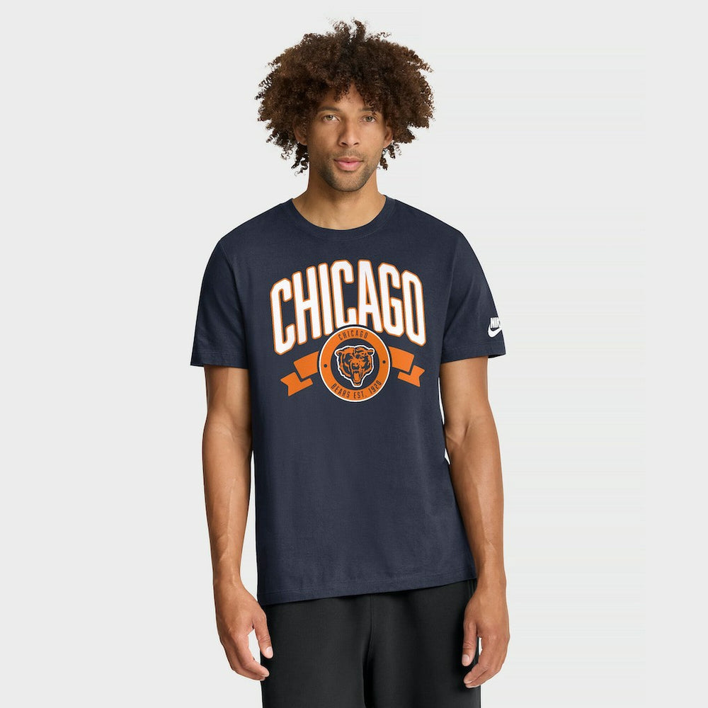 Chicago Bears Nike Rewind Front and Back Hit Essential T-Shirt