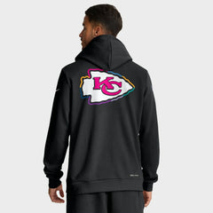 Kansas City Chiefs Nike Tall 2025 NFL Crucial Catch Sideline Standard Issue Dri-FIT Hoodie