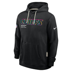 Kansas City Chiefs Nike Tall 2025 NFL Crucial Catch Sideline Standard Issue Dri-FIT Hoodie