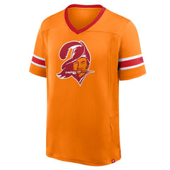 Tampa Bay Buccaneers Fanatics Hometown Premium Hashmark V-Neck T-Shirt