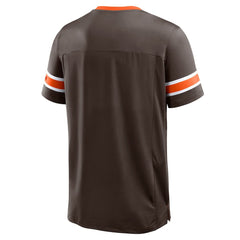 Cleveland Browns Fanatics Hometown Premium Hashmark V-Neck T-Shirt