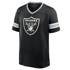 Las Vegas Raiders Fanatics Hometown Premium Hashmark V-Neck T-Shirt