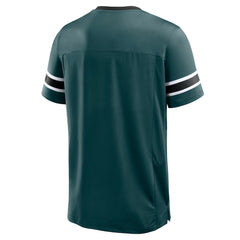 Philadelphia Eagles Fanatics Hometown Premium Hashmark V-Neck T-Shirt