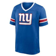 New York Giants Fanatics Hometown Premium Hashmark V-Neck T-Shirt
