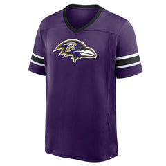 Baltimore Ravens Fanatics Hometown Premium Hashmark V-Neck T-Shirt