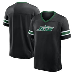 New York Jets Fanatics Redzone Hashmark V-Neck T-Shirt