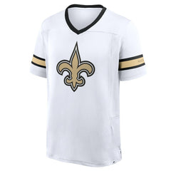 New Orleans Saints Fanatics Redzone Hashmark V-Neck T-Shirt