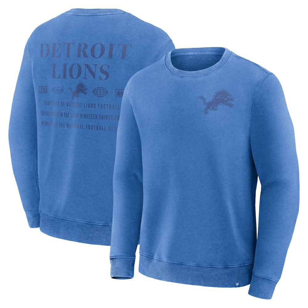 Detroit Lions Fanatics Deep Route Pullover Sweatshirt
