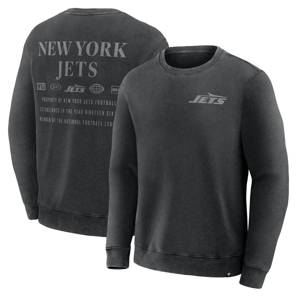 New York Jets Fanatics Deep Route Pullover Sweatshirt