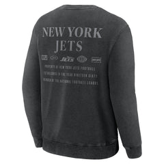 New York Jets Fanatics Deep Route Pullover Sweatshirt