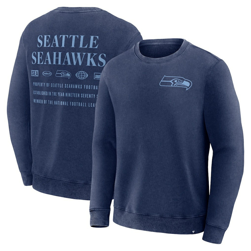 Seattle Seahawks Fanatics Deep Route Pullover Sweatshirt